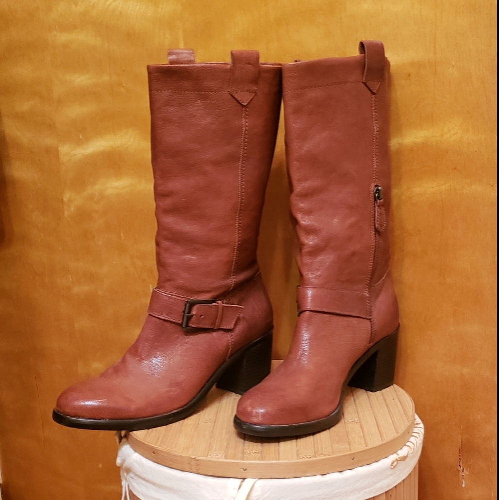 Mid Calf Brown Leather Boutique9 Boots